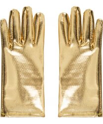 Короткие золотые перчатки