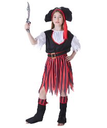 Детский костюм "Пиратка-разбойница"