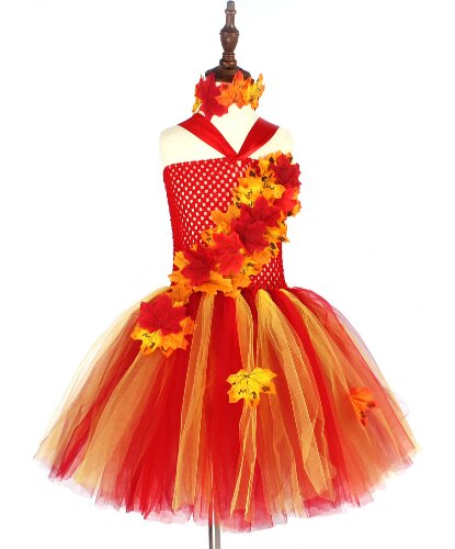 Детский костюм Осень: платье, повязка для волос (Китай)