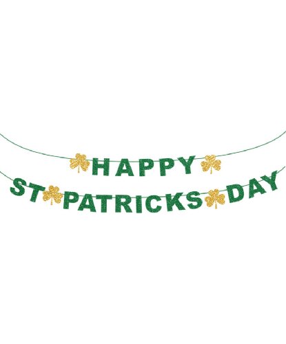 Гирлянда-растяжка Happy St. Patricks Day