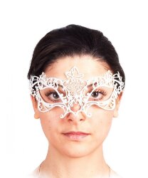 Белая венецианская маска Edera