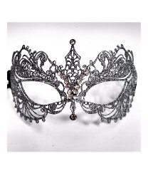 Карнавальная маска EIFEL серебряная 