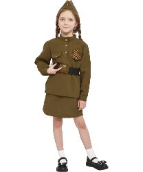 Военная форма на девочку хаки