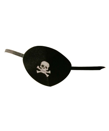Пиратский наглазник c черепом (Германия)