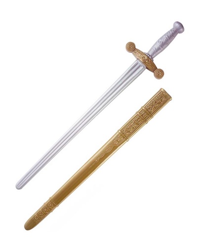 Меч рыцаря, 75 см, пластик (Италия)