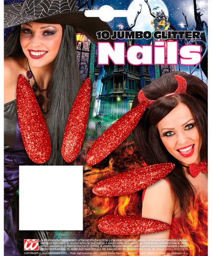 Накладные ногти красные: 10 ногтей (Германия)