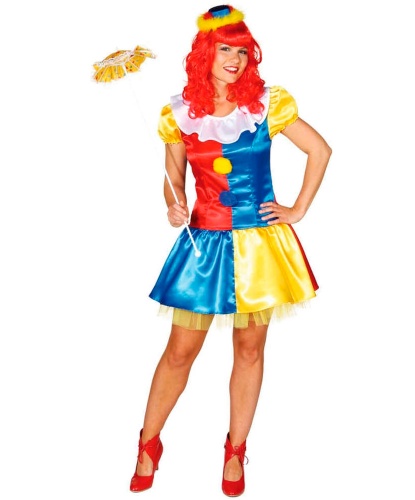 Костюм веселой клоунессы: платье (Германия)