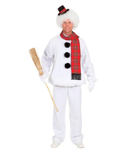 Костюм Снеговик для взрослого: кофта, штаны (Германия)