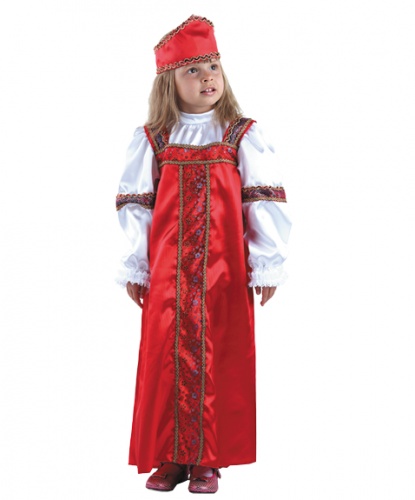 Детский костюм Марьи-Искусницы: сарафан, кокошник (Россия)