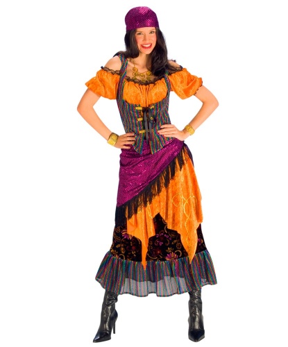 Платье цыганки: платье, бандана (Германия)