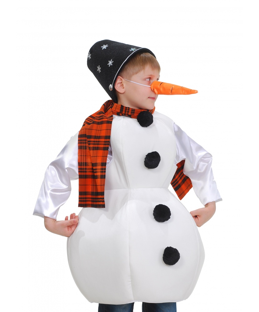 Костюм снеговика для мальчика на новый год своими руками