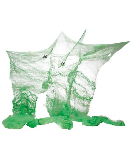 Искусственная паутина 10 м2, цвет зеленый (Германия)
