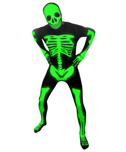 Морф-костюм Скелет (светится в темноте) (Великобритания)
