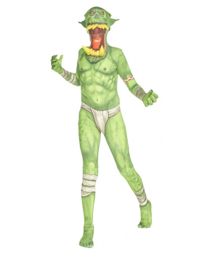 Детский морф-костюм Зеленый орк (Великобритания)