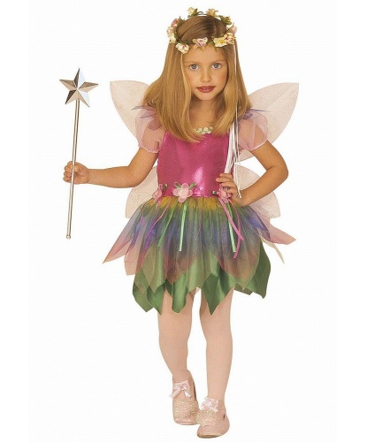 Детский костюм Радужной феи: платье, крылья (Италия)