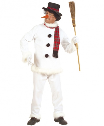 Как сшить новогодний костюм снеговика для мальчика своими руками?