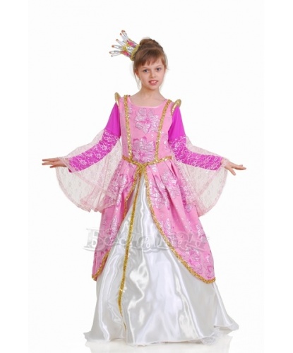 Костюм принцессы : платье, корона, кринолин (Украина)