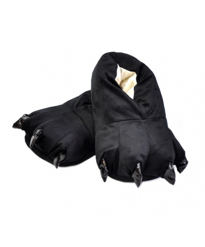 Тапочки Лапы черные (Китай)