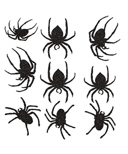Набор пауков для декорирования (9 шт)