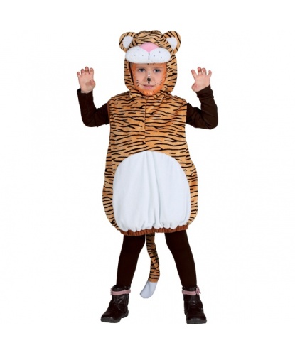 Детский костюм тигрёнка: жилетка с капюшоном (Германия)