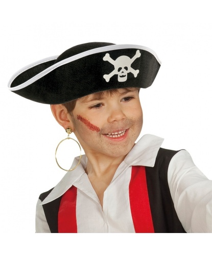 Пиратская шляпа с черепом и костями (Германия)