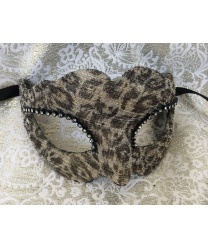 Карнавальная маска Ricoperta, леопардовый принт
