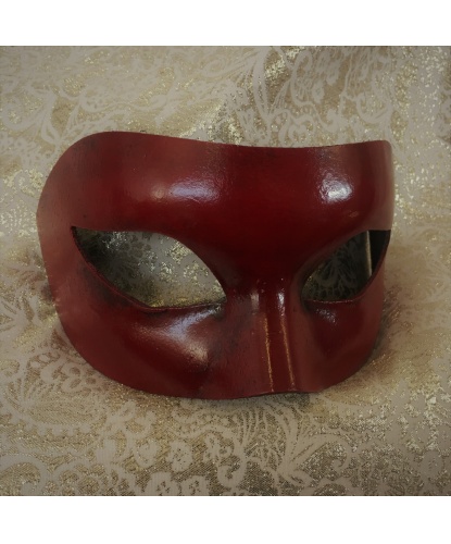 Карнавальная маска цвет красное дерево, папье-маше (Италия)