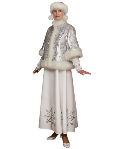 Костюм Зима: платье,шапочка,платок,шубка (Россия)