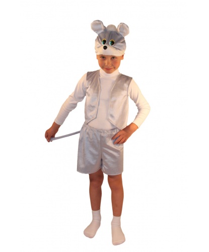 Карнавальный костюм мышки норушки для девочки детский