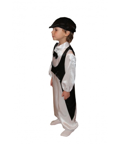 Детский костюм Пингвин: комбинезон, головной убор, фрак (Россия)