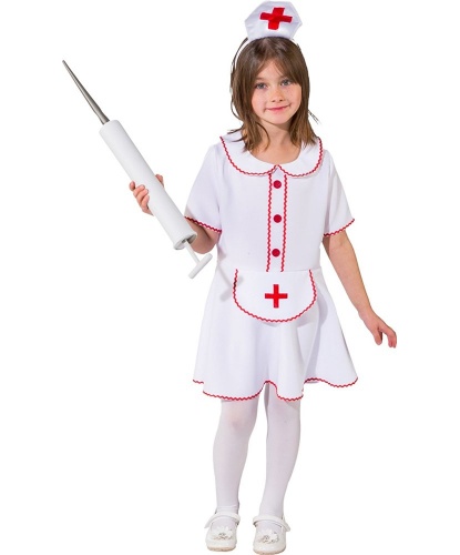 Детский костюм медсестры: платье, головной убор (Германия)