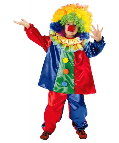 Детский костюм веселого клоуна: кофта, штаны (Польша)