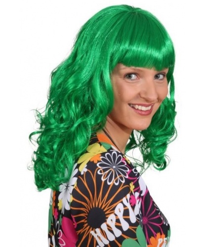 Зеленый парик с челкой: зеленый (Германия)