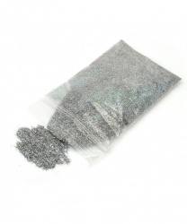 Блестки в пакетике серебряные 50 гр