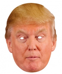 Бумажная маска 2D Дональд Трамп