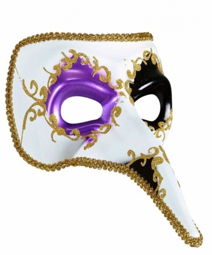 Венецианская маска Scaramuccia, пластик (Италия)