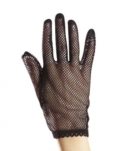 Черные сетчатые перчатки (Италия)