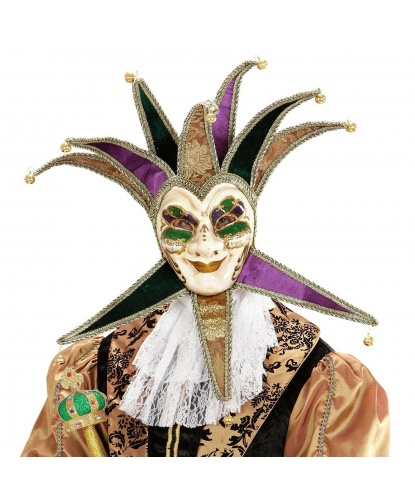 Венецианская маска Джокера, пластик, ткань (Италия)