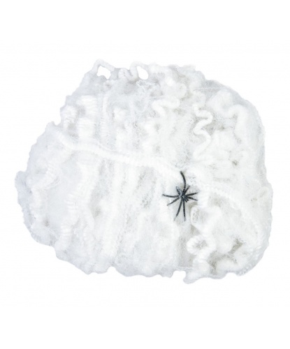 Искусственная паутина c одним пауком, 15 м2, цвет белый (Германия)