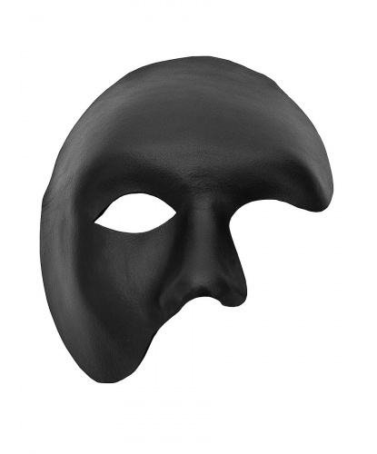 Черная кожаная маска Phantom, кожа (Германия)