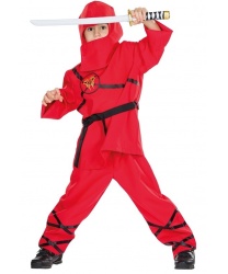Красный костюм ниндзя