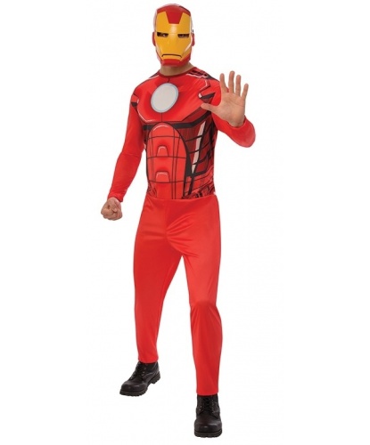 Взрослый костюм Iron Man: комбинезон, маска (Германия)