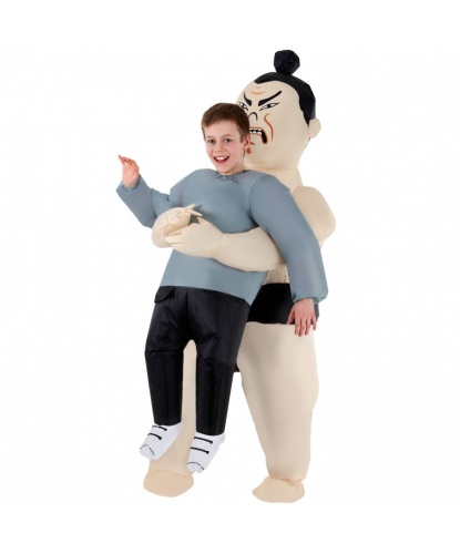 Надувной костюм Похищение сумоистом детский: комбинезон, батарейный блок (Великобритания)