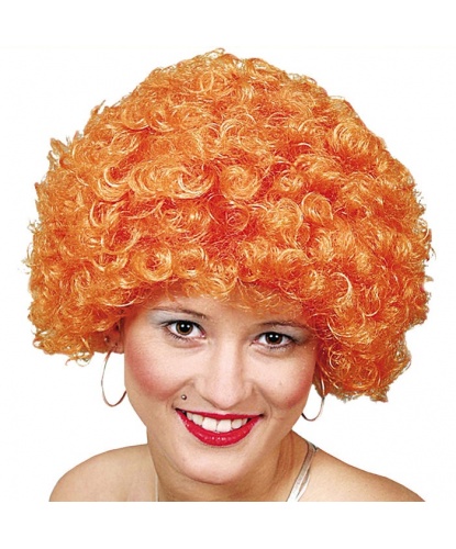 Оранжевый кудрявый парик: оранжевый (Германия)