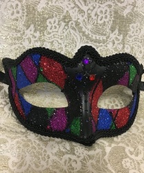 Карнавальная маска "Арлекин"