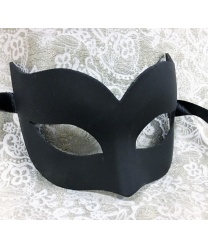 Карнавальная маска, черная (унисекс)