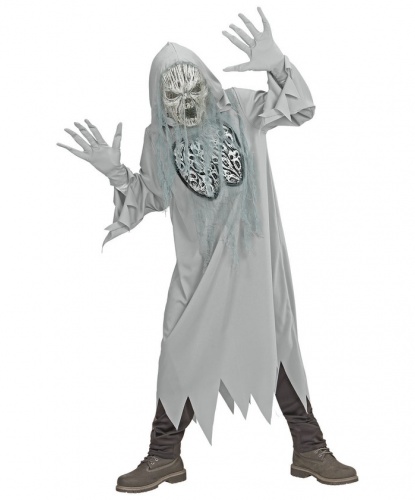 Детский костюм Воющий призрак: балахон, маска, перчатки (Италия)
