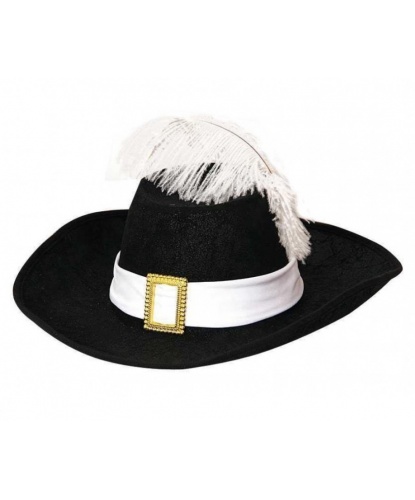 Шляпа мушкетера с белым пером (Германия)
