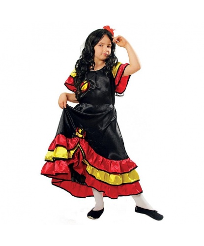 Детский костюм испанки: платье (Польша)