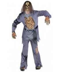 Мужской костюм "Зомби-скелет"